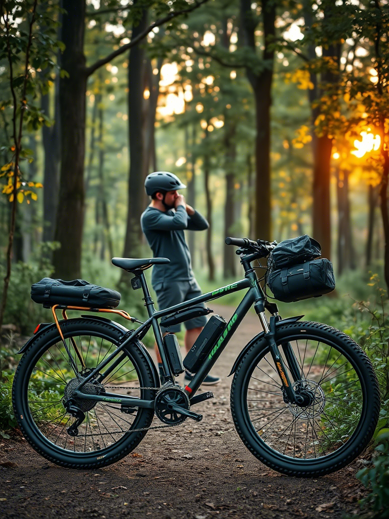 Bike in camping